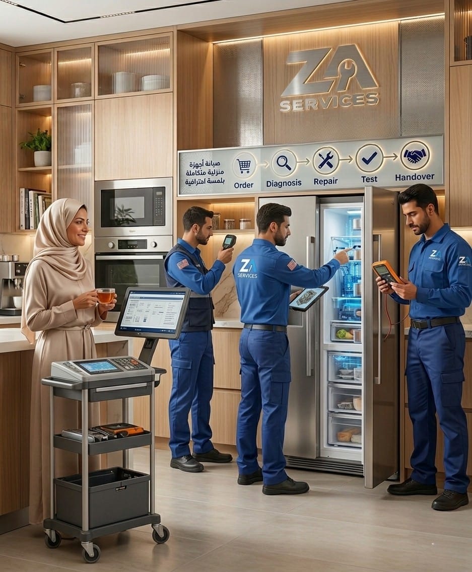 Professional Technician Repairing Washing Machine